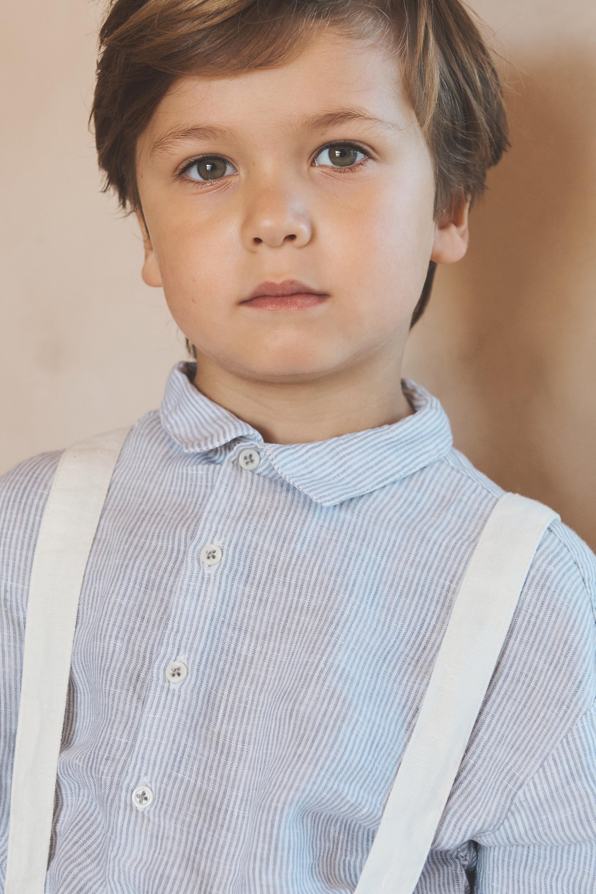 YEARS / LIMITED EDITION 100% LINEN STRIPED SHIRT
