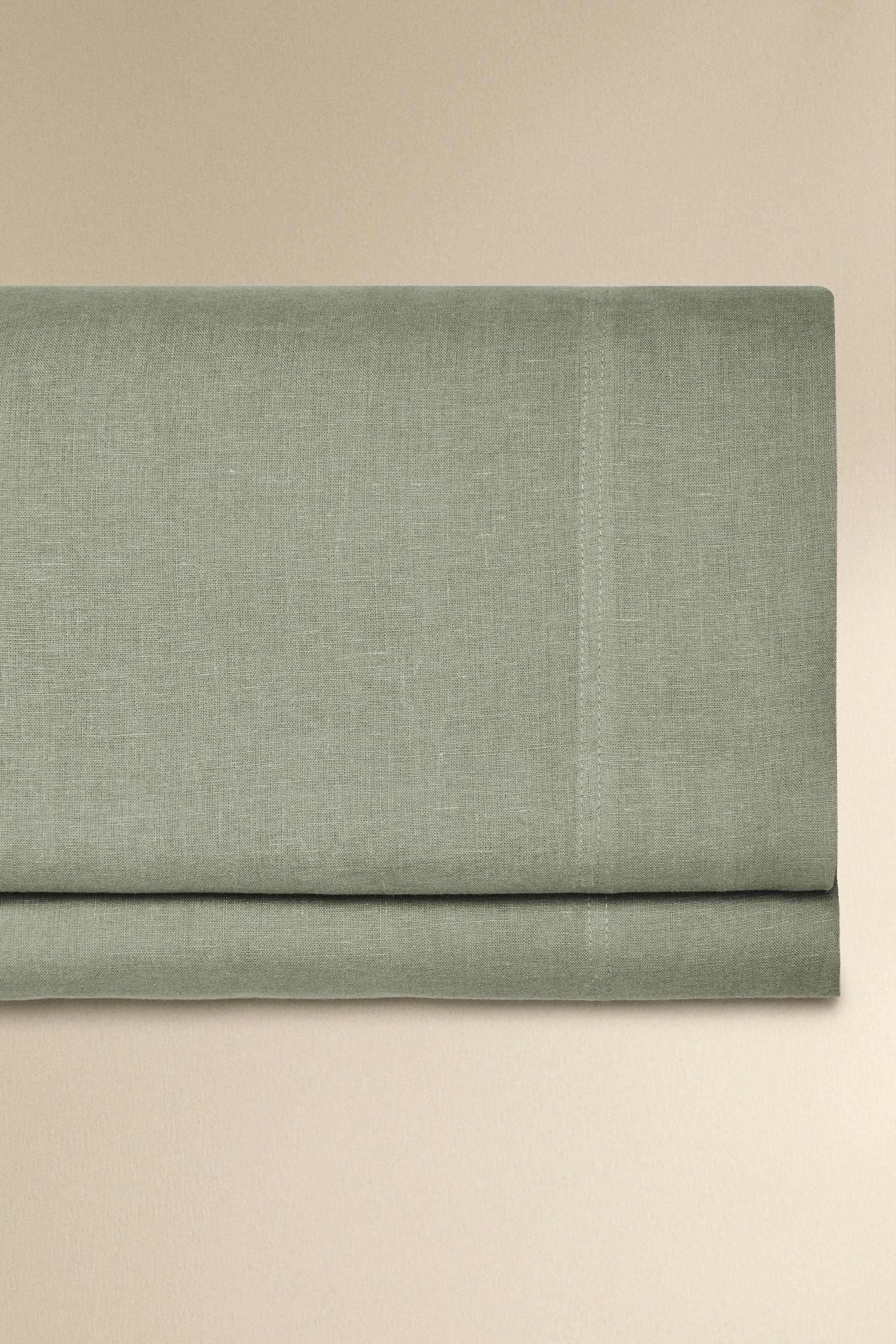 WASHED LINEN FLAT SHEET (140 GSM)