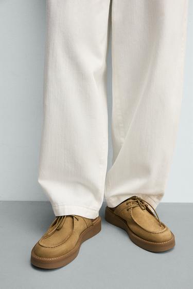SABOTS EN CUIR - Beige de Zara - Image 2