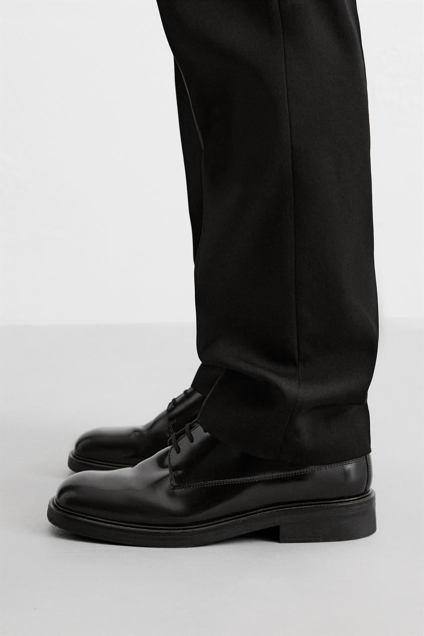 レザー シューズ - LIMITED EDITION - ブラック | ZARA Japan / 日本