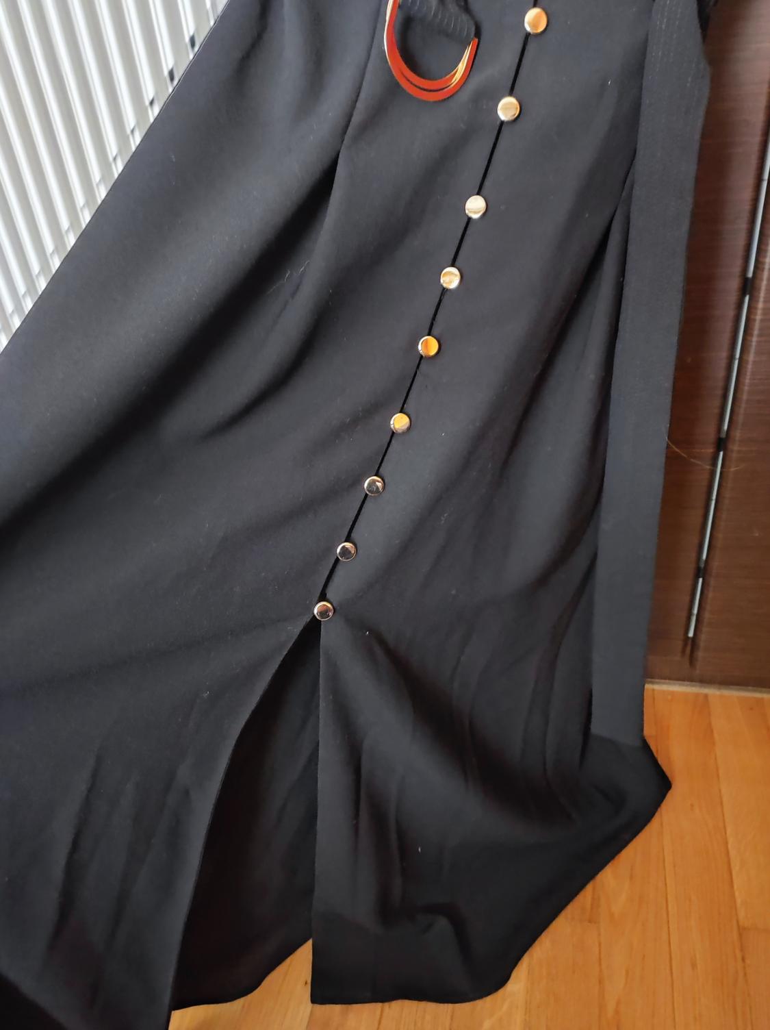 BELTED MIDI SHIRT DRESS - Image 7
