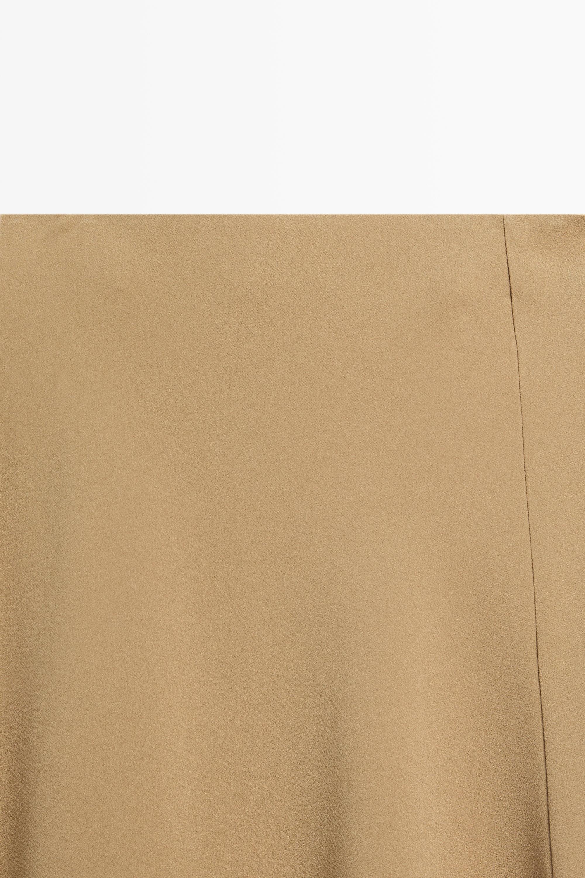 Flowing flared midi skirt - STUDIO