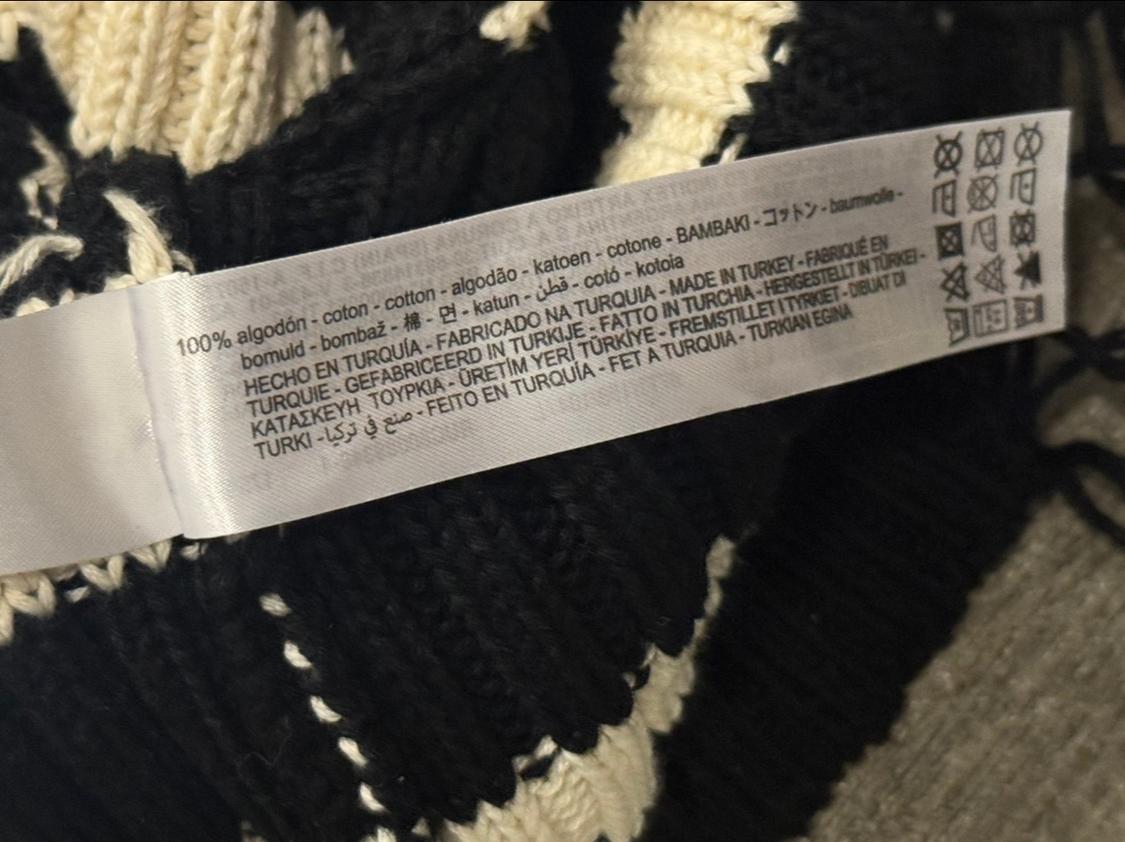 STRIPED CROP KNIT SWEATER - Image 7