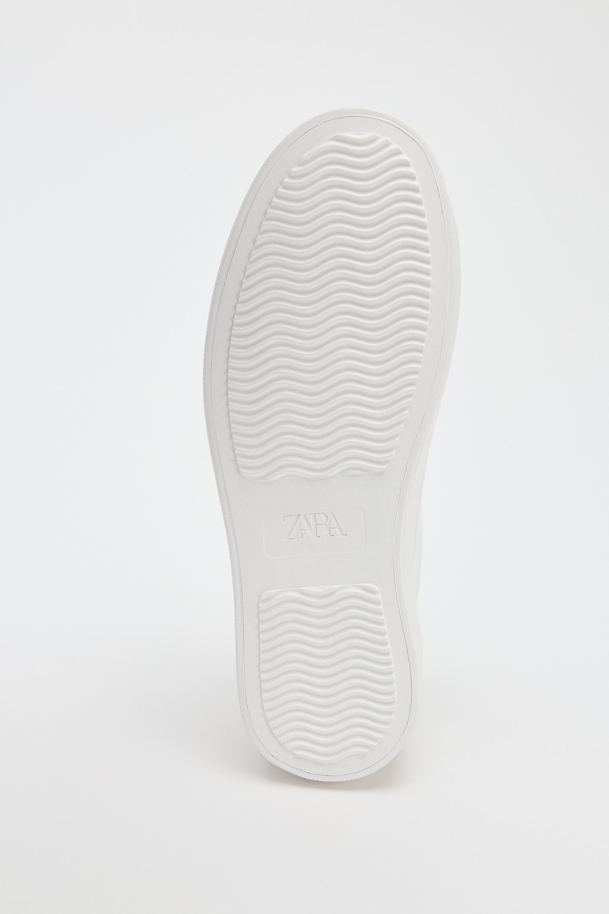 【ZARA】コントラストスニーカー | 5455/510/001 コントラストスニーカー - ホワイト | ZARA Japan / 日本