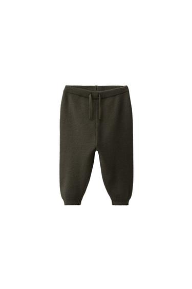 KNIT JOGGERS - Khaki by Zara