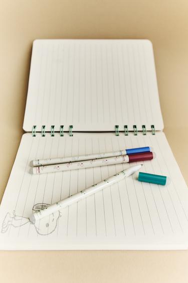 SET OF CHILDREN'S PEANUTS™ ERASABLE PENS (SET OF 3) - Multicoloured by Zara