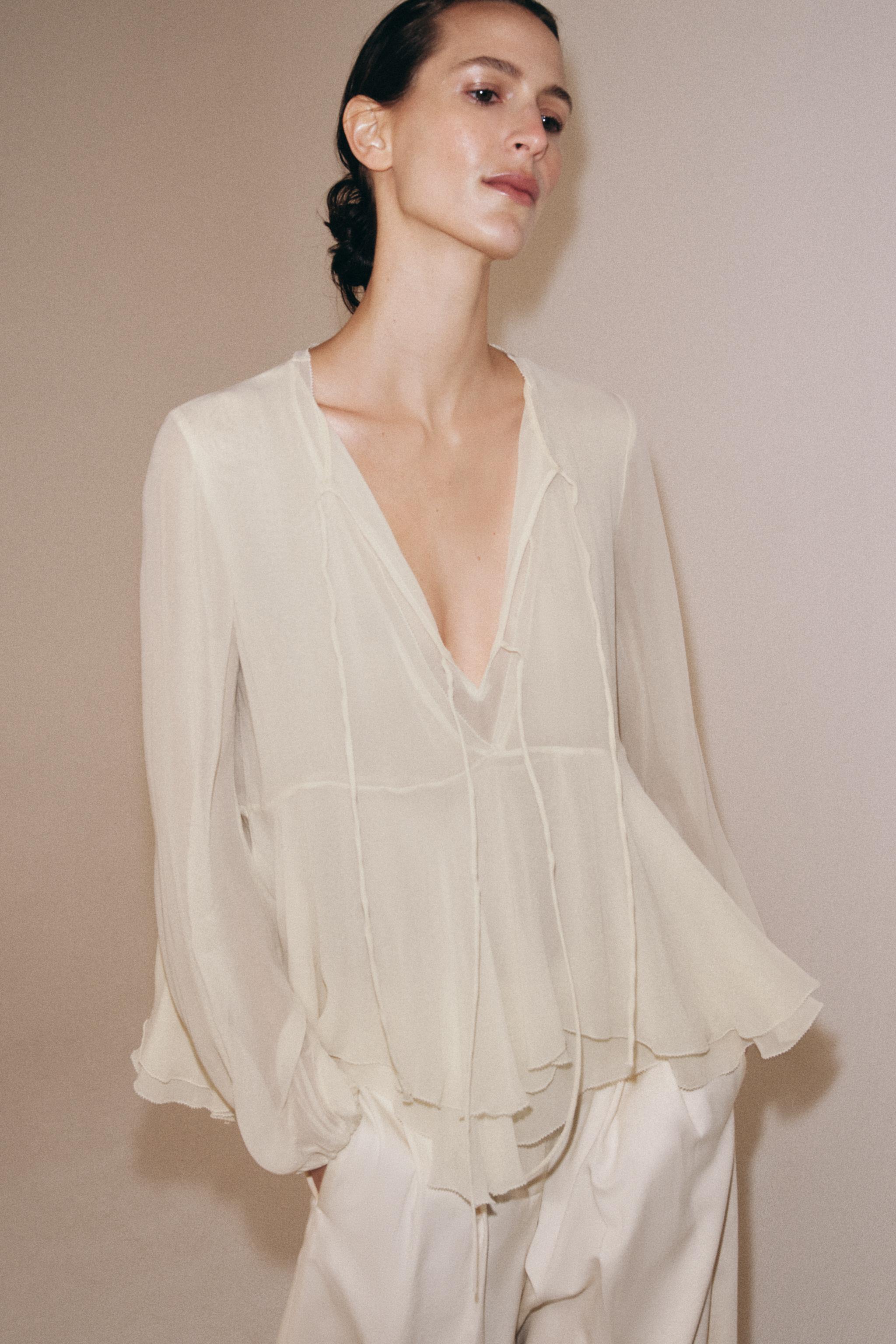 ZW COLLECTION RUFFLED BLOUSE