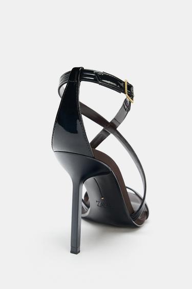 SANDALES À TALONS HAUTS - Noir de Zara - Image 5