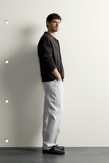JEAN STRAIGHT FIT - Gris de Zara