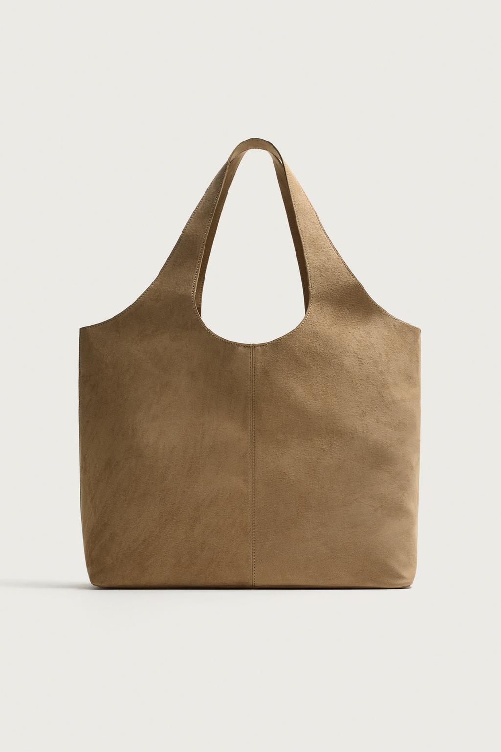Leather Shopper Bag — Men's