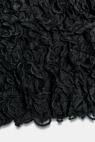 TEXTURED KNIT TOP - Black by Zara - Image 7