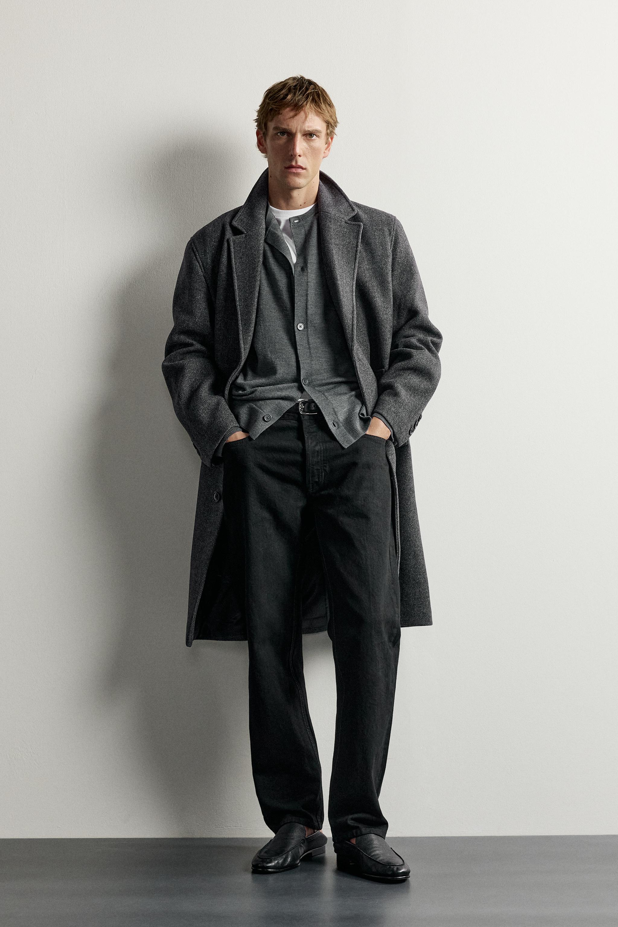 MANTEAU DÉCONTRACTÉ EN LAINE