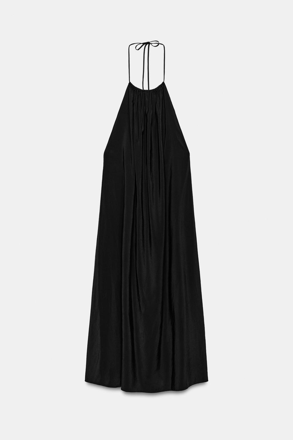 FLOWY HALTER DRESS