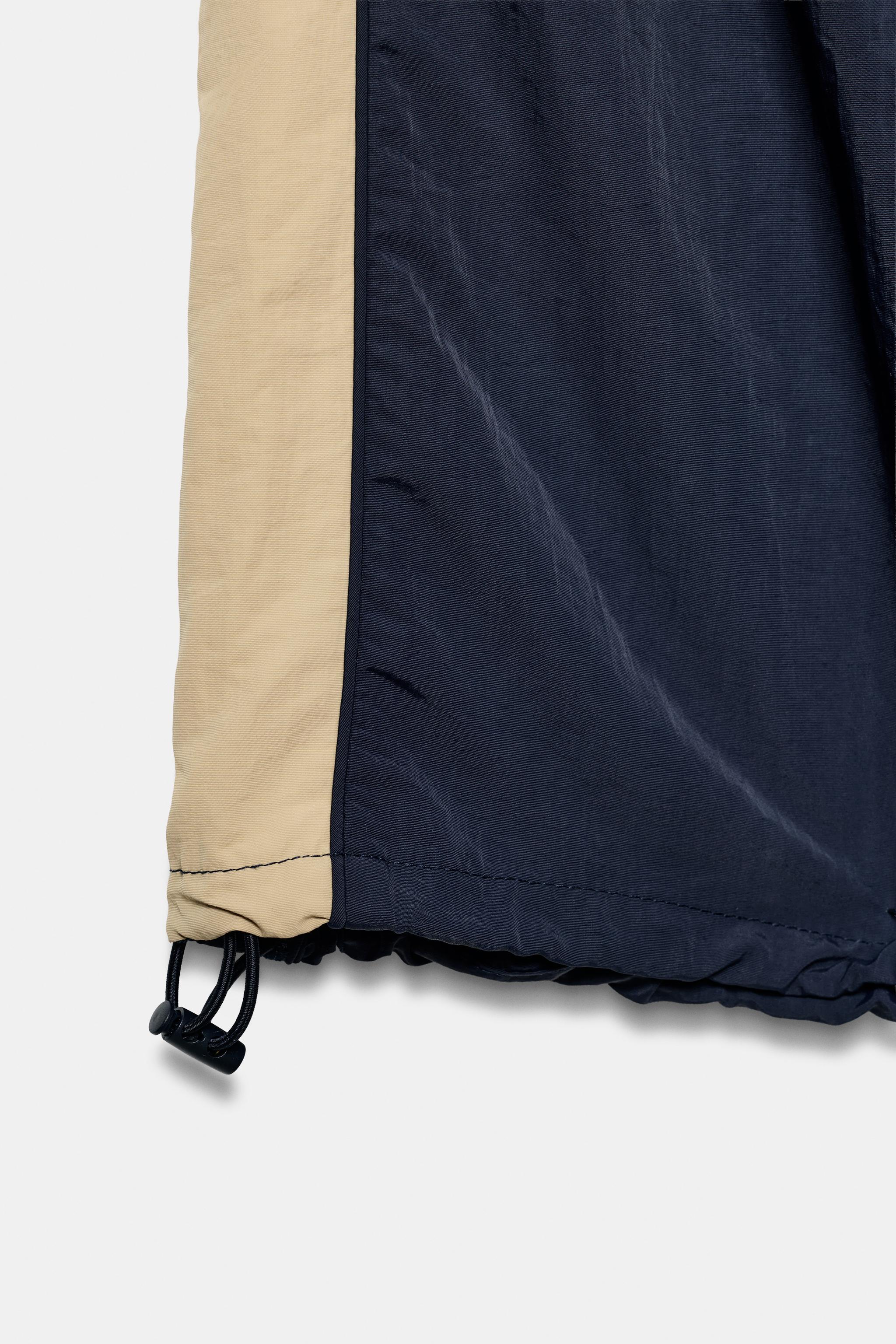 Женские брюки Zara NYLON SIDE STRIPE TROUSERS — фото 9