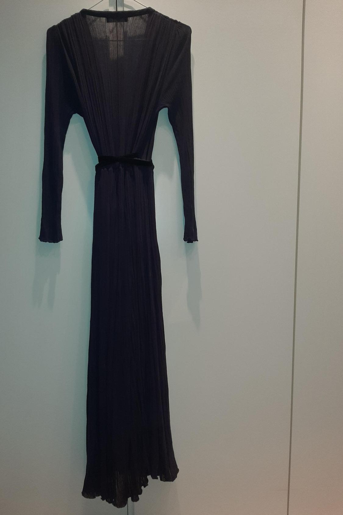 CROSSOVER DRESS WITH BELT - Image 4