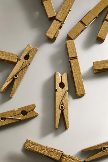 LOT MARQUE-PLACES POCHETTE NOËL (LOT DE 12) - Or de Zara - Image 2