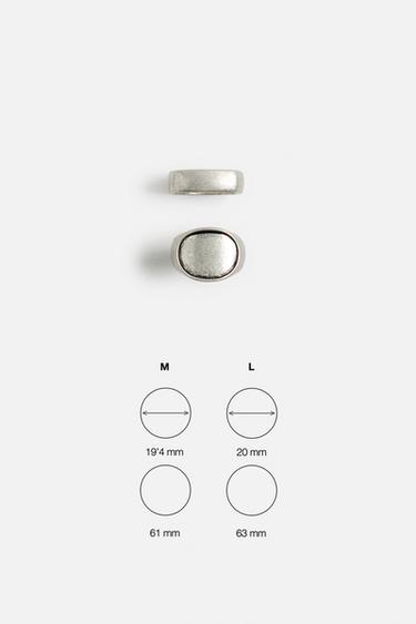 LOT DE 2 BAGUES COMBINÉES - Argent de Zara - Image 5