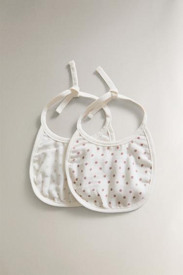 BAVOIR ENFANT MINI-FLEURS (LOT DE 2) - Blanc cassé de Zara - Image 0