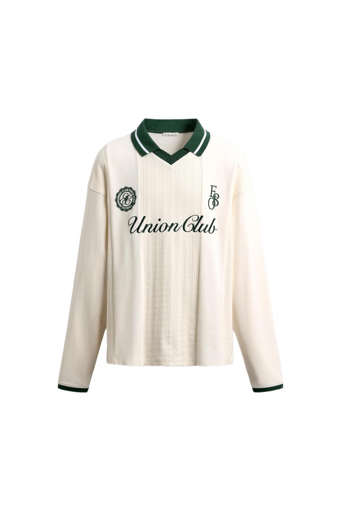 RETRO FOOTBALL EMBROIDERED JACQUARD POLO - Image 5