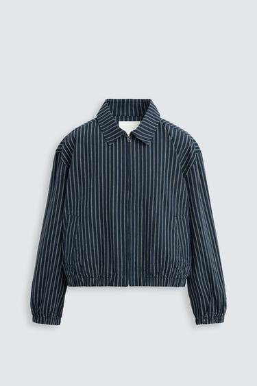 JAQUETA COM TEXTURA E LISTRAS - Riscas da Zara