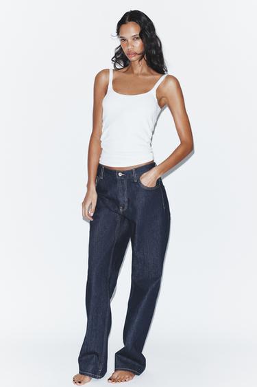 TRF LOW-RISE STRAIGHT JEANS - Blue by Zara - Image 0