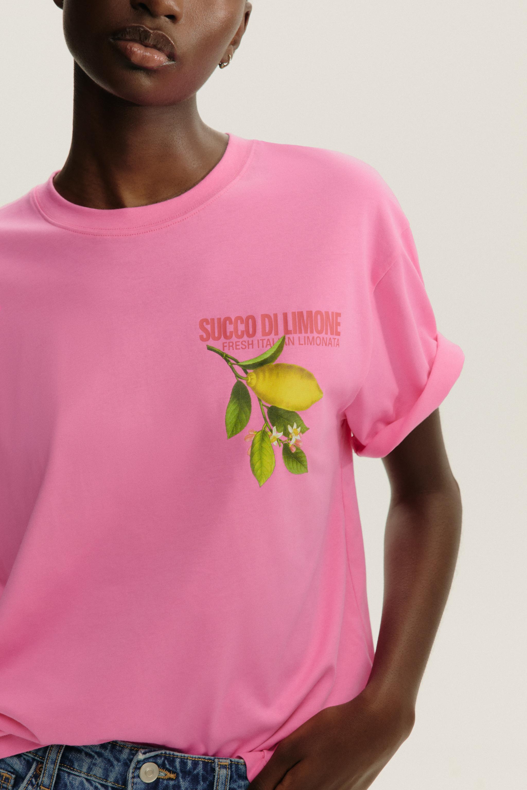 T-SHIRT IMPRIMÉ CITRONS