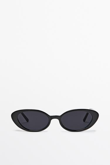 Lunettes de soleil étroites - Noir de Zara - Image 0
