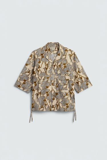 FLWRS SHRT - Printed by Zara