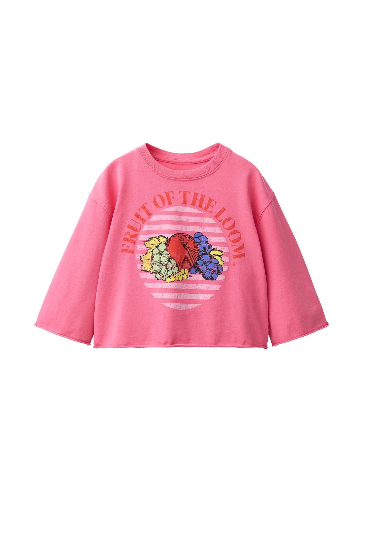Футболка Fruit of the Loom™ укороченного кроя с эффектом garment dye