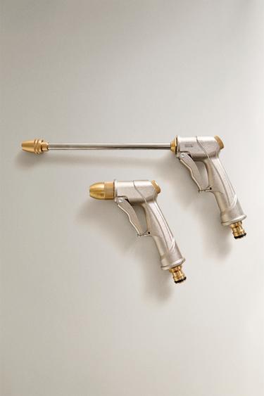 MULTI-WAY GARDEN WATERING GUN - Steel by Zara
