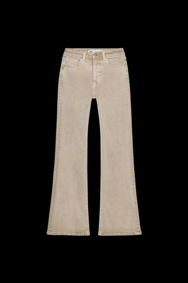 Z1975 FLARED HIGH-WAIST JEANS - Sand by Zara - Image 0