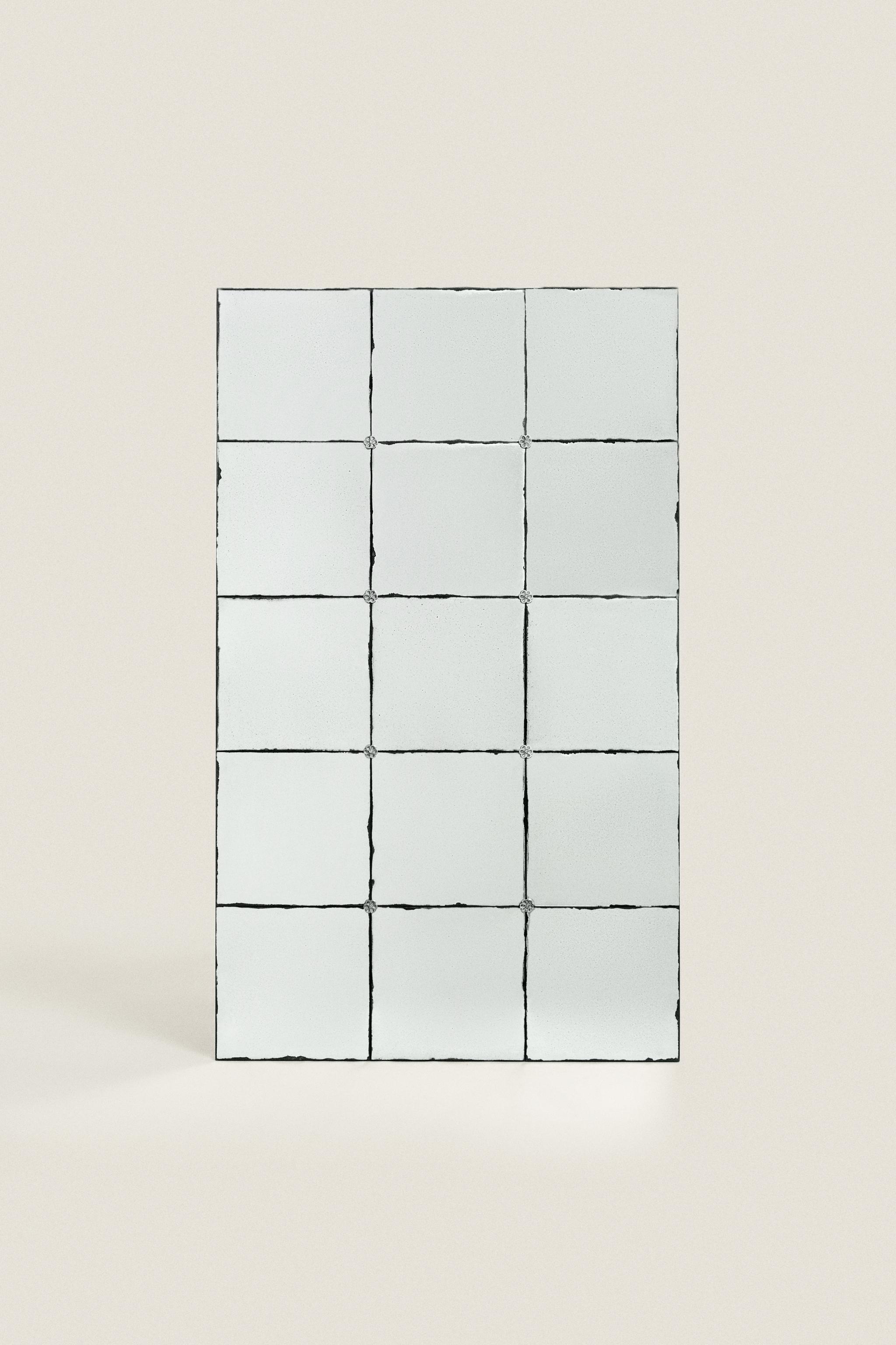 MIROIR MURAL EFFET ANTIQUE