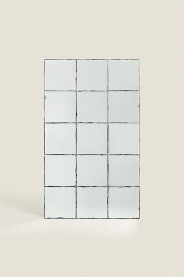 WANDSPIEGEL MET ANTIEKE LOOK - Oudzilver van Zara