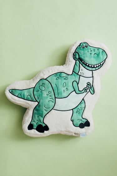 Zara CHILDREN'S FAUX FUR TOY STORY ©DISNEY/PIXAR THROW PILLOW - Green