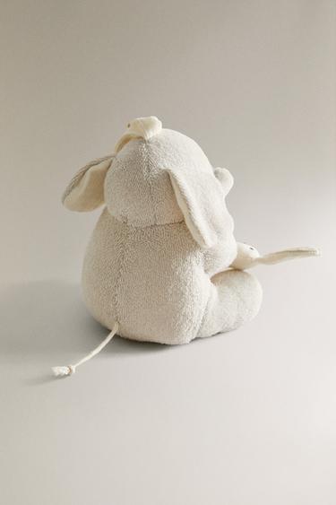 CHILDREN'S MUSICAL ELEPHANT SOFT TOY - Grey by Zara - Image 4