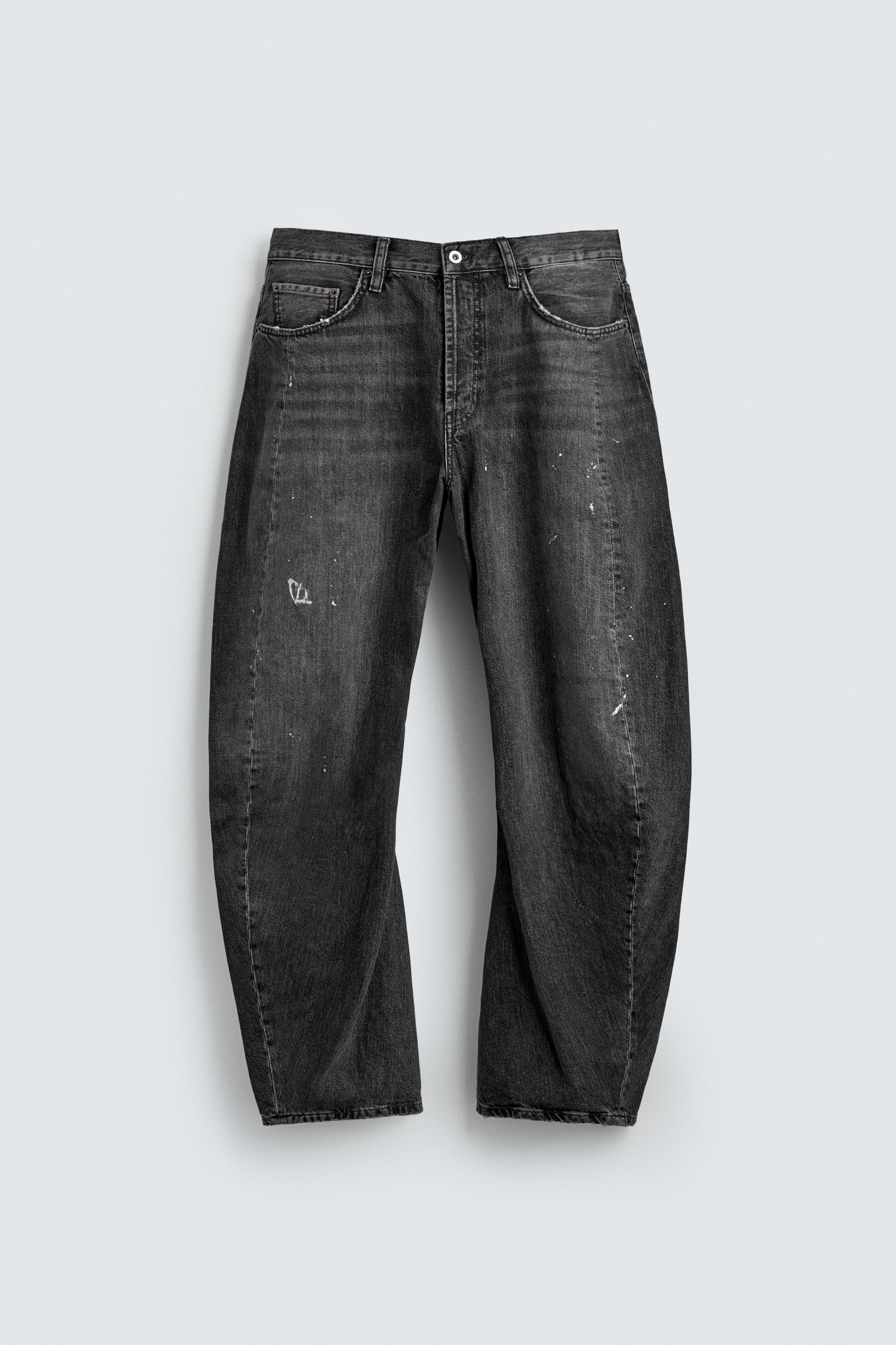 JEAN BARREL FIT COUTURES TOURNÉES