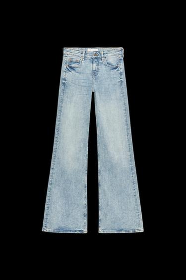 FLARE-FIT-JEANS Z1975 MIT TIEFEM BUND - Mittelblau von Zara - Bild 0