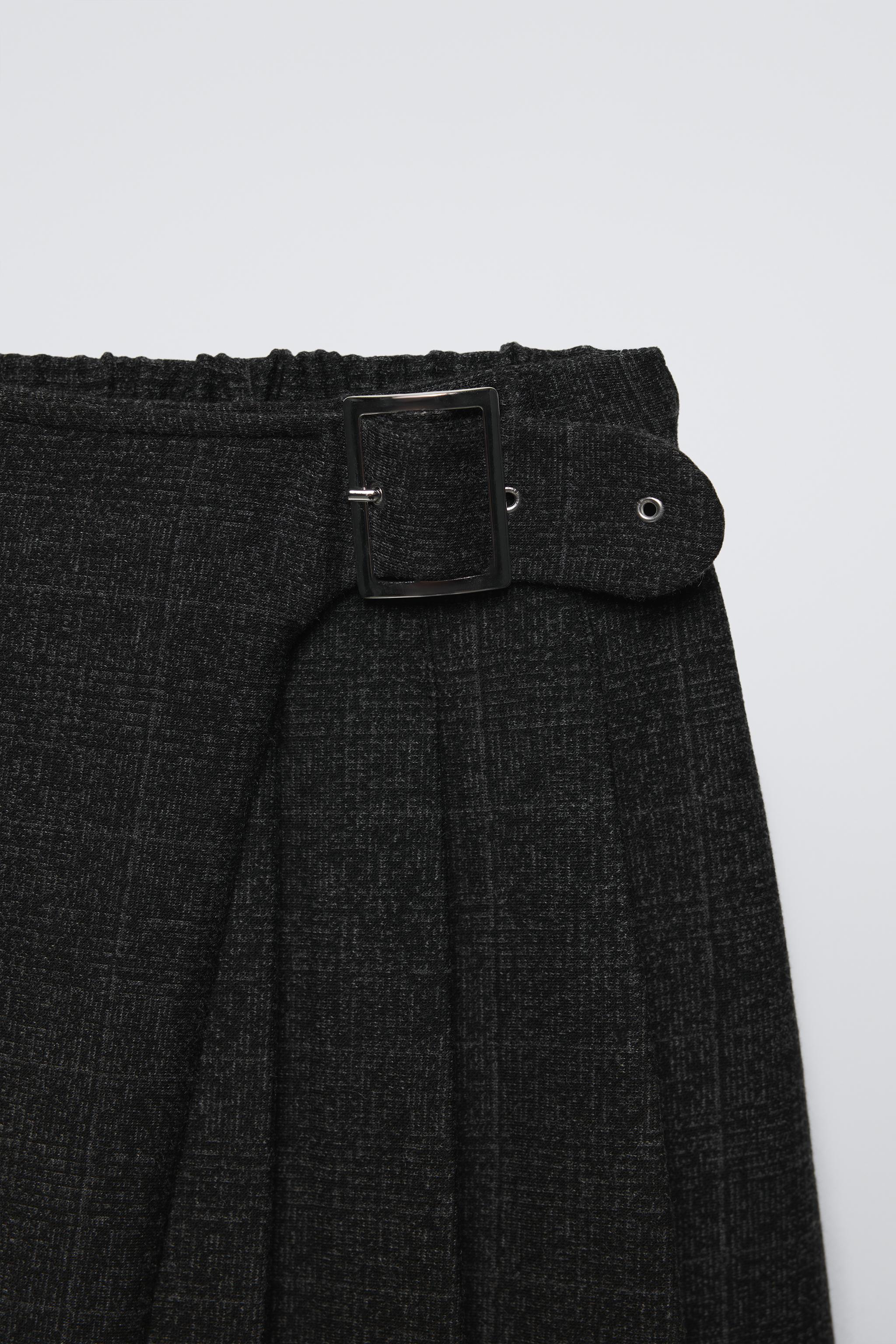 ZARA セットアップ ジャケット ブレザー プリーツスカート チェック