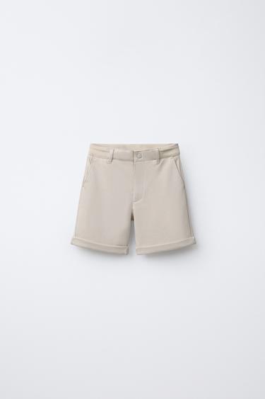 COMFORT BERMUDA SHORTS - Mid-ecru by Zara