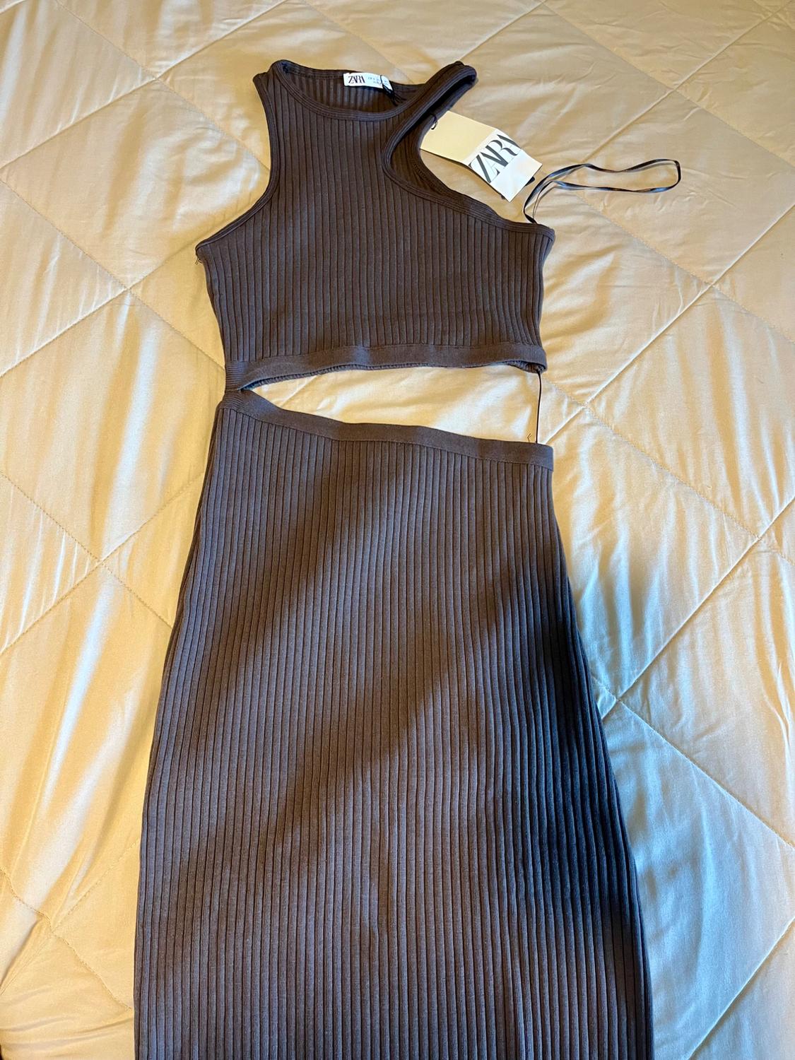 RIBBED CUT OUT DRESS - Image 2