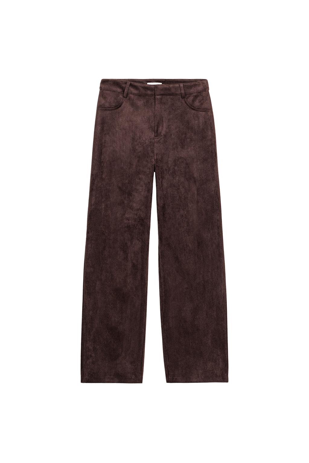 FAUX SUEDE PANTS - image 3