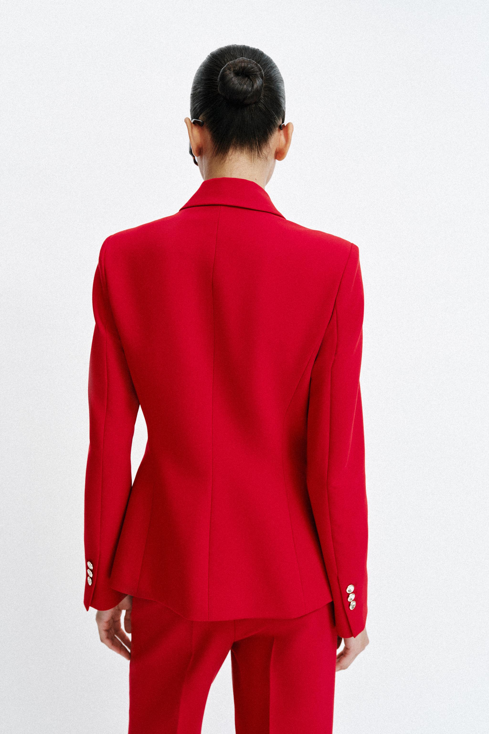 PEDLİ VÜCUDA OTURAN BLAZER - Görsel 7