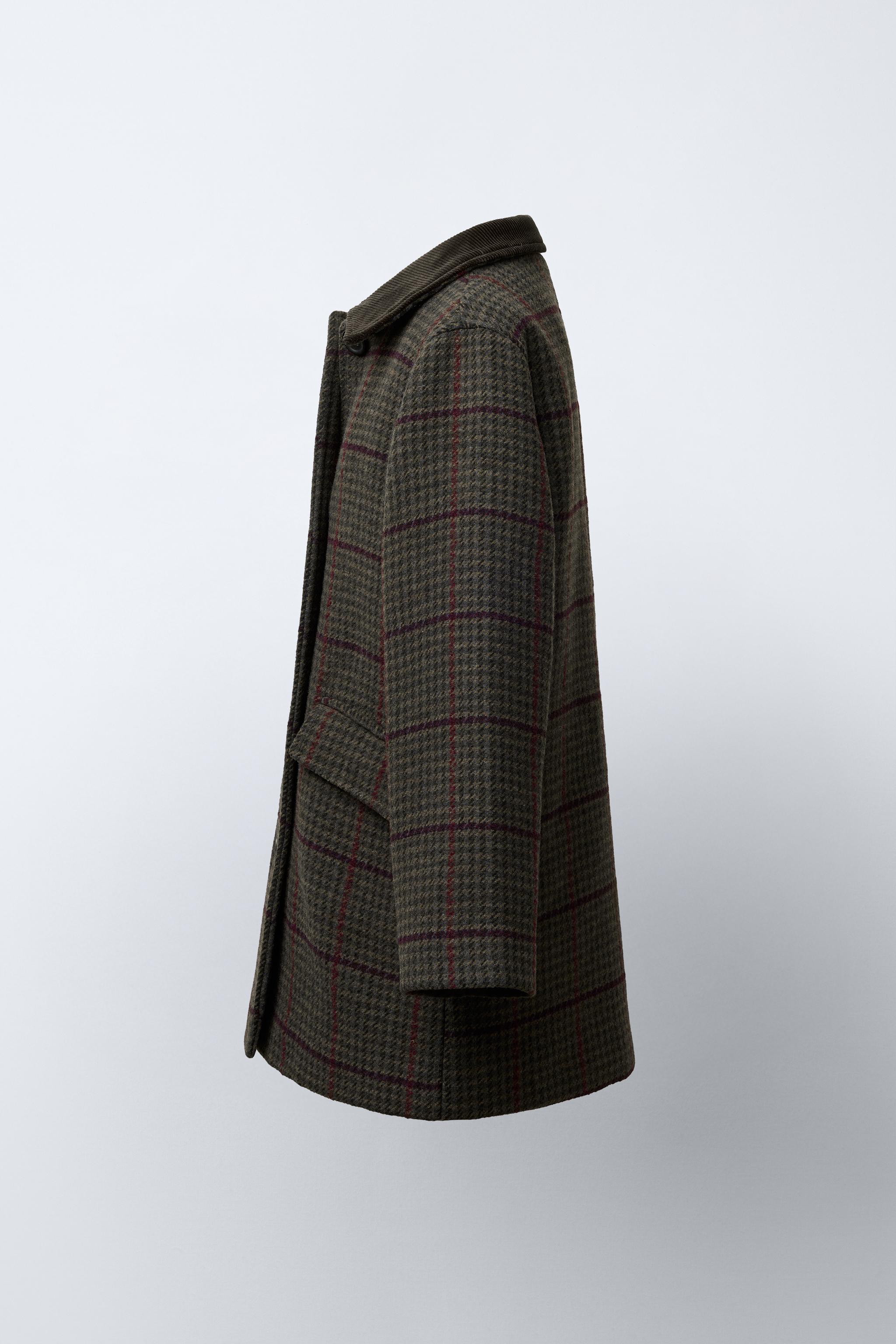 PLAID CLOTH COAT