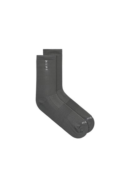 Zara TWO-PACK OF TECHNICAL TRAINING SOCKS - Anthracite grey