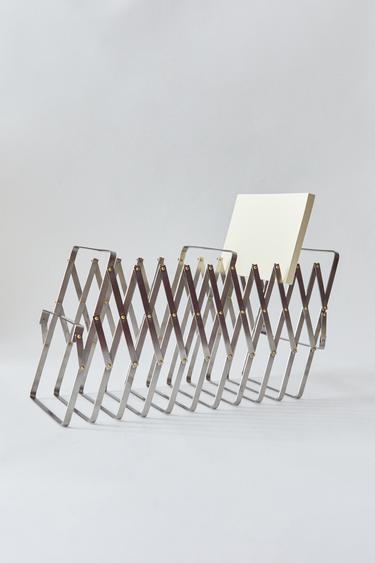PORTE-REVUES EXTENSIBLE - Argent Mat de Zara - Image 5