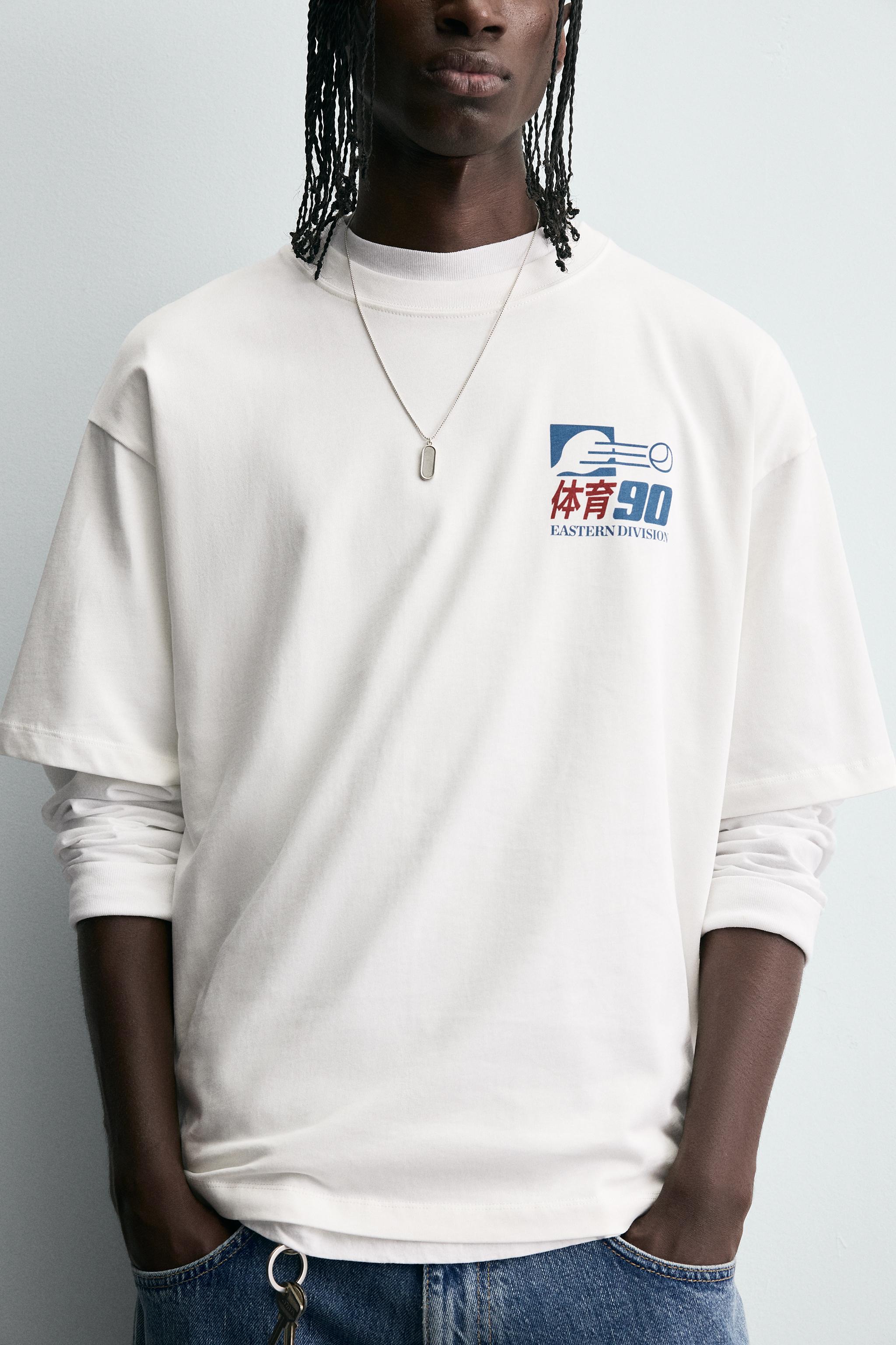 t.★☆ GRAPHIC PRINT T-SHIRT - Oyster-white | ZARA United States