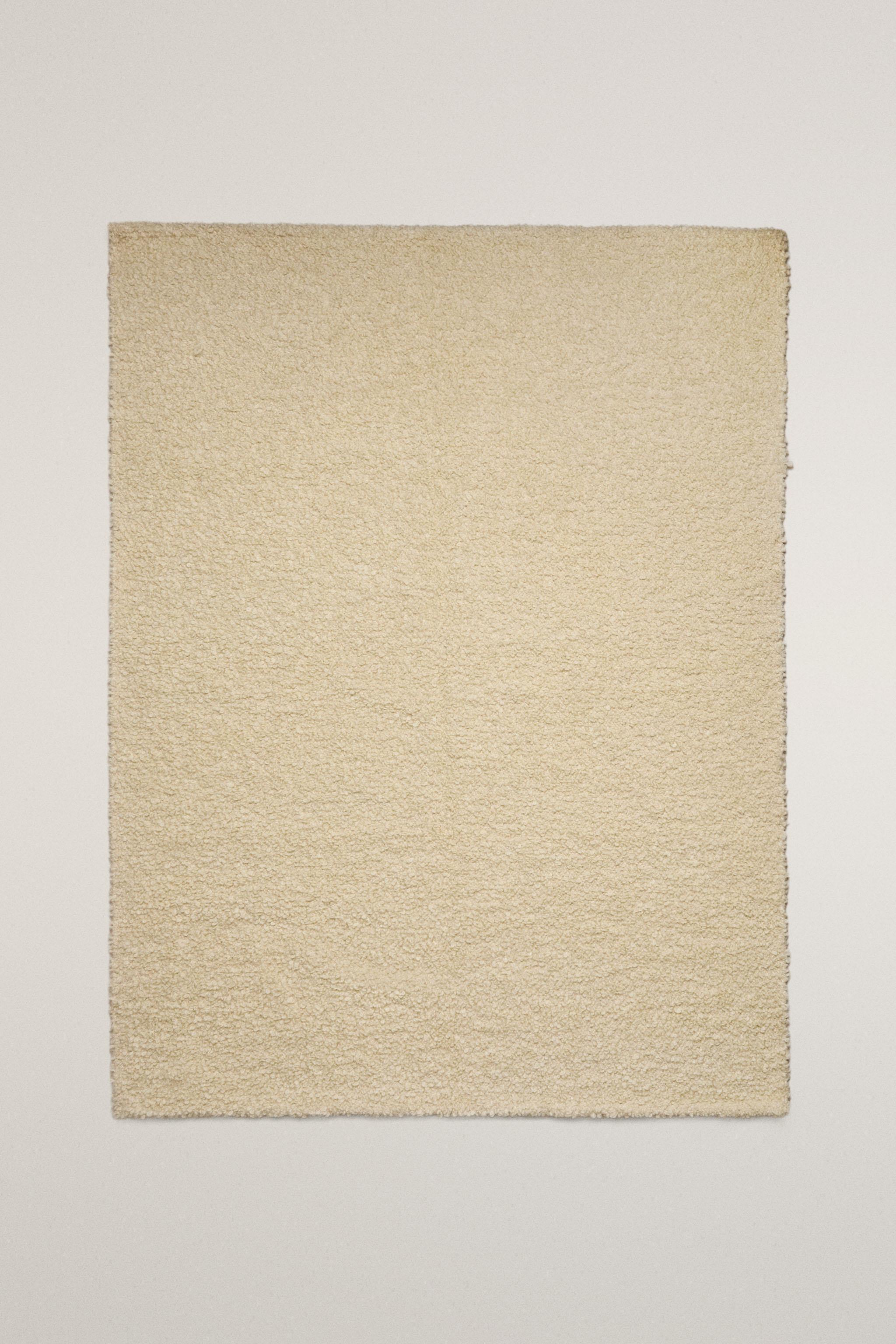 TAPIS LAINE TISSU BOUCLÉ