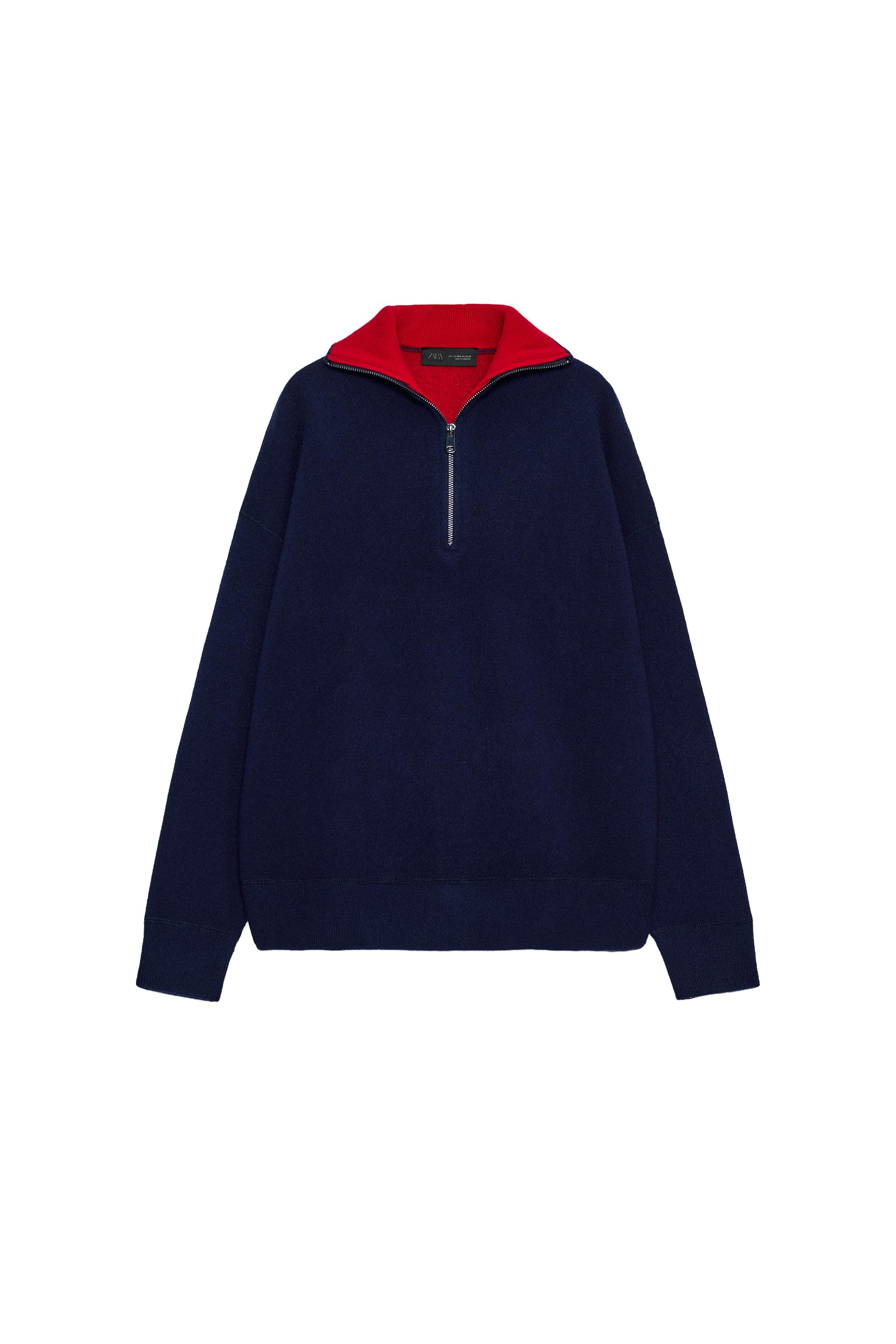 JERSEY 93% LANA OVERSIZE CUELLO SUBIDO
