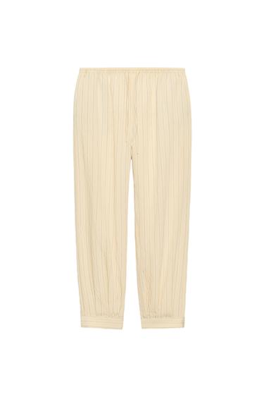 ZW COLLECTION STRIPED SAROUEL TROUSERS - Printed by Zara