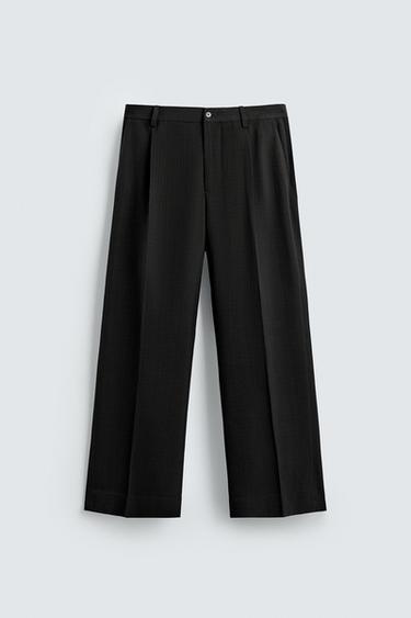 LIMITED EDITION SUIT TROUSERS - Black by Zara - Image 7